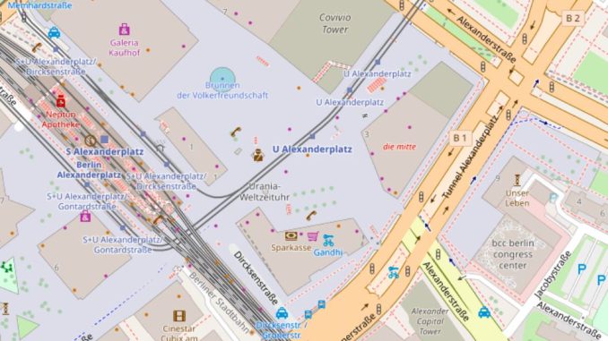 map Alexanderplatz