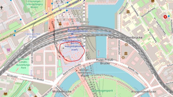 map Hauptbahnhof