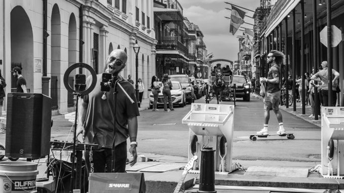 Straßemnmusik in New Orleans